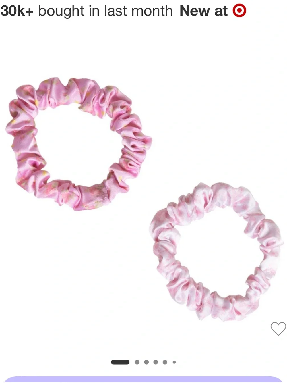 LoveShackFancy x Target Pink Blooming Heirloom Strawberry Macaroon mini hair Set